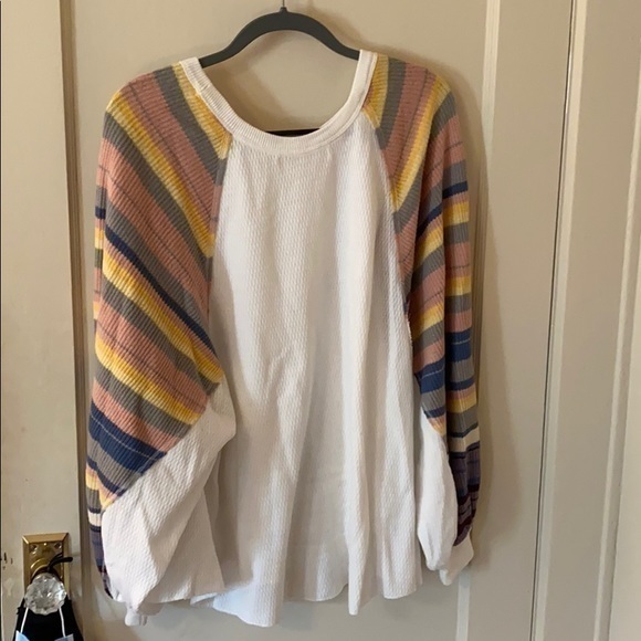 Rainbow Dreams Batwing Sleeve Knit Top - Picture 4 of 4
